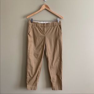 J. Crew Cafe Capri in khaki size 2